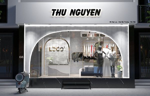 Thiết kế shop thời trang Thu Nguyễn